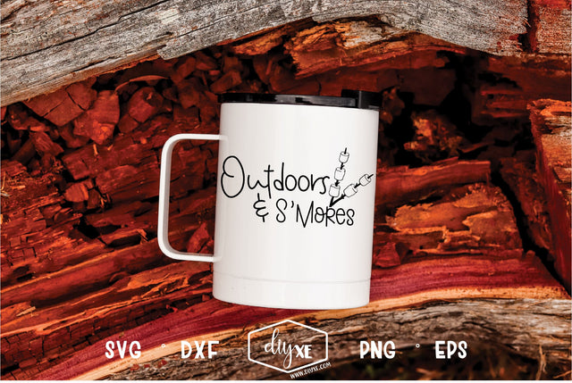 Outdoors & S'mores SVG DIYxe Designs 