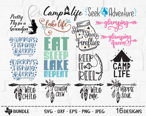 Outdoors Super Bundle | Outdoor SVG SVG Texas Southern Cuts 