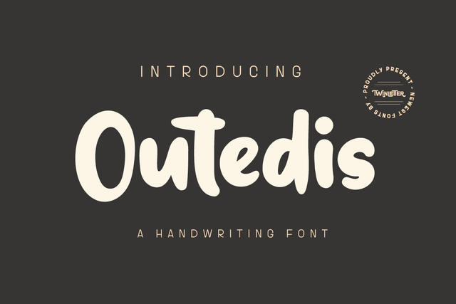 Outedis Font twinletter 