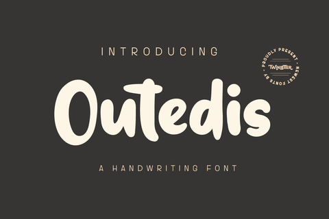 Outedis Font twinletter 