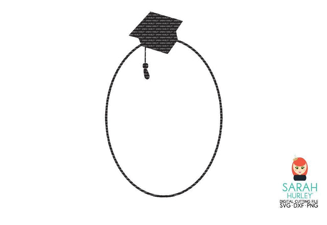 Oval Graduate Frame SVG Sarah Hurley 