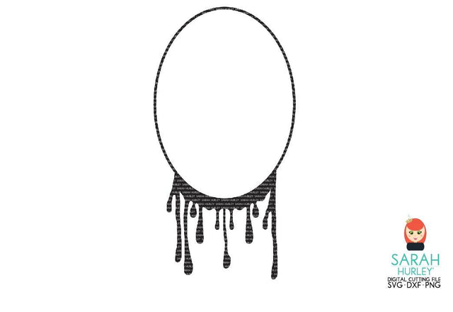 Oval Paint Frame SVG Sarah Hurley 