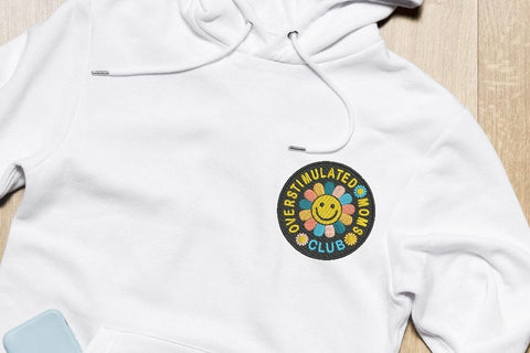 Overstimulated Moms Club embroidery design, Cute Retro embroidery for Moms, Mothers Day embroidery design Embroidery/Applique DESIGNS ArtEMByNatalia 