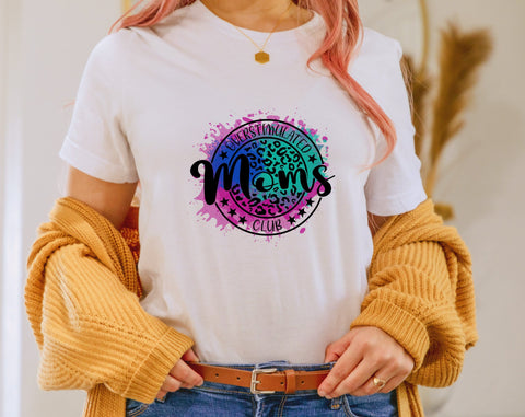 Overstimulated Moms Club Sublimation Designs Bundle, 4 Designs, Overstimulated Moms Club PNG Sublimation HappyDesignStudio 