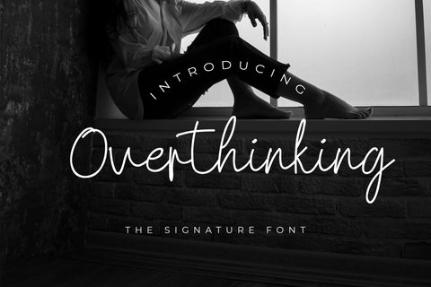 Overthinking Font LetterdayStudio 