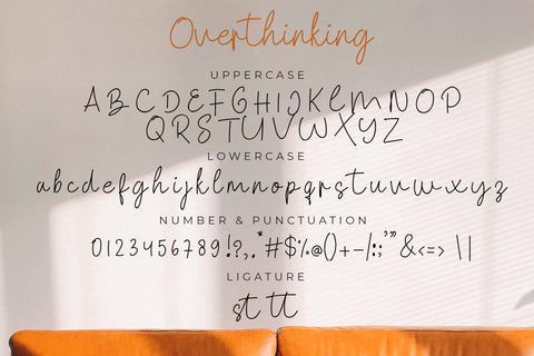 Overthinking Font LetterdayStudio 