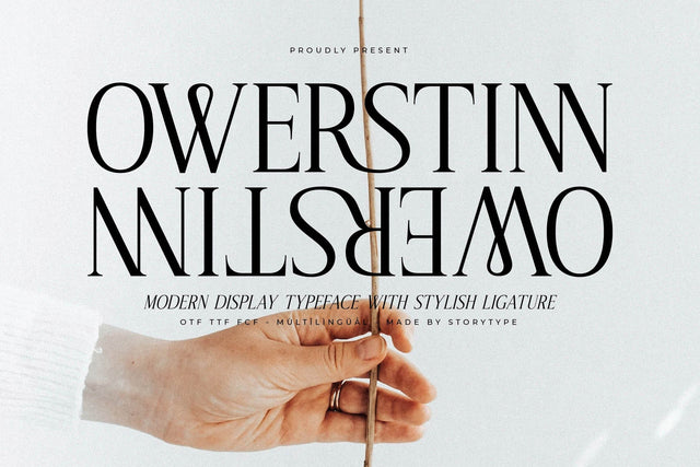 OWERSTINN Typeface Font Storytype Studio 