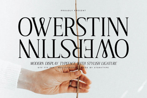OWERSTINN Typeface Font Storytype Studio 