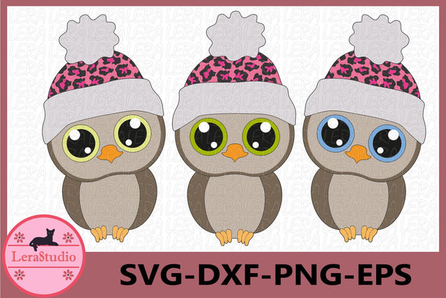 Owl Christmas svg SVG Lerastudio 