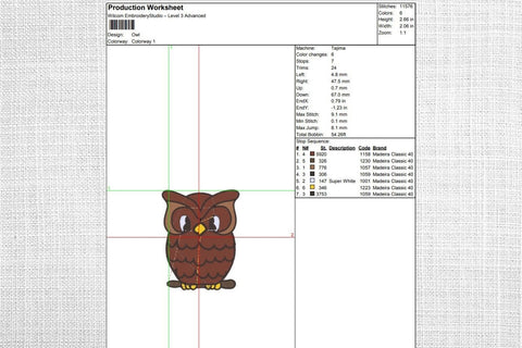 Owl Embroidery Designs Embroidery/Applique DESIGNS SvgOcean 