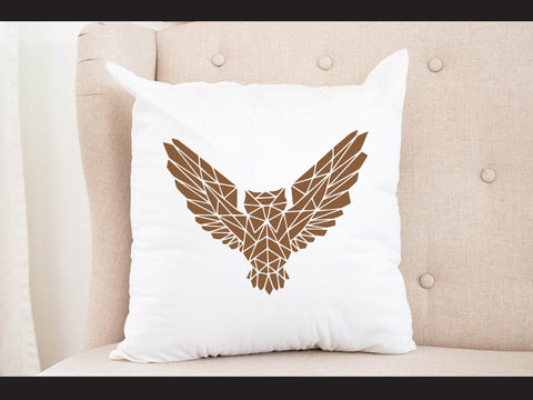 Owl fly Geomatical Print SVG Johan Ru designs 