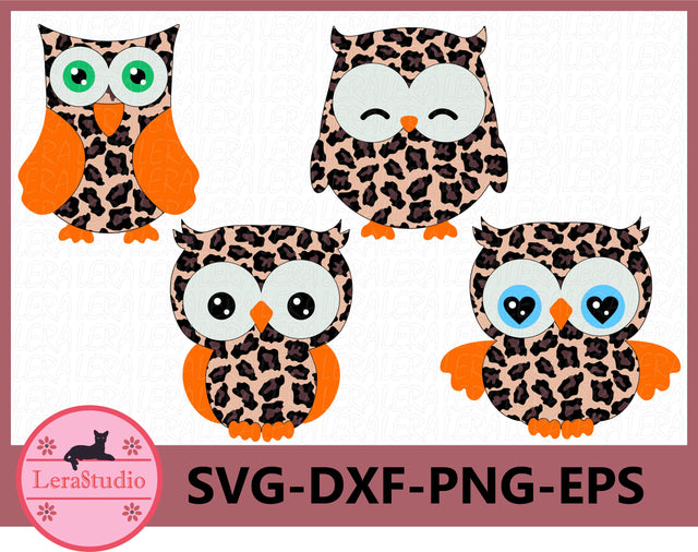 Owl Leopard Svg SVG Lerastudio 