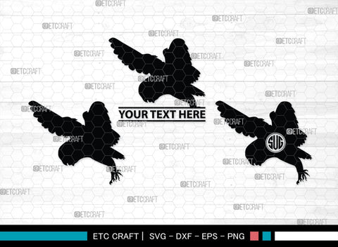 Owl Monogram, Owl Silhouette, Owl SVG, Owl Bird Svg, Bird Svg, Owl Love Svg, Animal Svg, SB00298 SVG ETC Craft 