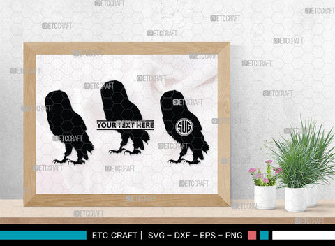 Owl Monogram, Owl Silhouette, Owl SVG, Owl Bird Svg, Bird Svg, Owl Love Svg, Animal Svg, SB00298 SVG ETC Craft 