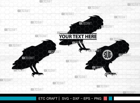 Owl Monogram, Owl Silhouette, Owl SVG, Owl Bird Svg, Bird Svg, Owl Love Svg, Animal Svg, SB00298 SVG ETC Craft 