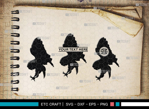 Owl Monogram, Owl Silhouette, Owl SVG, Owl Bird Svg, Bird Svg, Owl Love Svg, Animal Svg, SB00298 SVG ETC Craft 