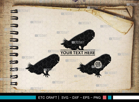 Owl Monogram, Owl Silhouette, Owl SVG, Owl Bird Svg, Bird Svg, Owl Love Svg, Animal Svg, SB00298 SVG ETC Craft 