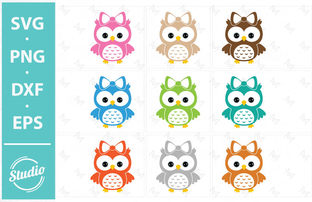Owl monogram Svg, Owl Svg File, Owl Face Svg, Png, Dxf, Eps. SVG SailorMoonDigitals 