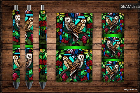 Owl Pen Wraps | Sublimation SVG SvgOcean 