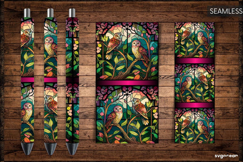 Owl Pen Wraps | Sublimation SVG SvgOcean 