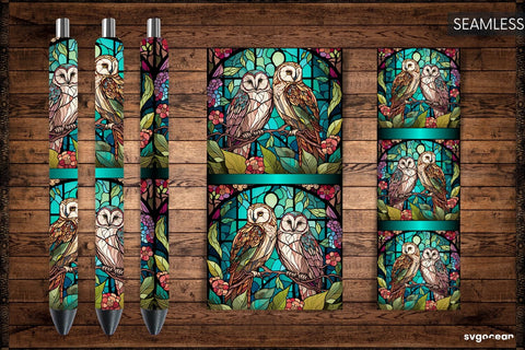 Owl Pen Wraps | Sublimation SVG SvgOcean 