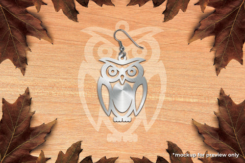 Owl Series Earrings Design - Cut Files SVG SVG Slim Studio 