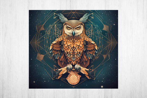 Owl Sublimation PNG. Tumbler Wrap Sublimation 20 oz Sublimation Samaha Design 