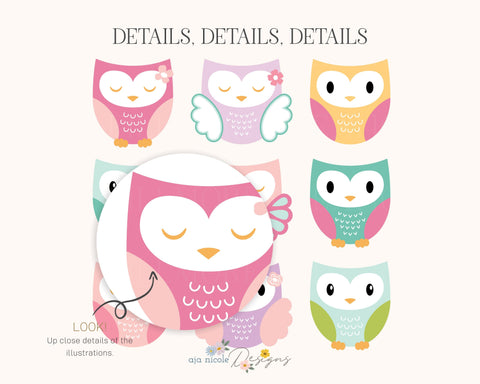 Owl SVG Bundle SVG Aja Nicole Designs 