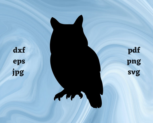 Owl SVG Cut File SVG Northern Light SVG 