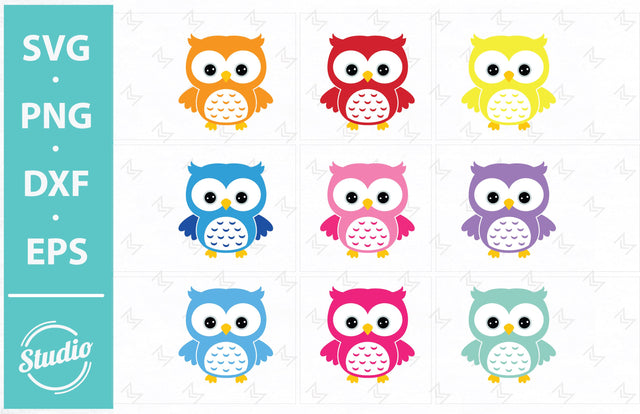 Owl Svg File, Owl monogram Svg, Owl Face Svg, Png, Dxf, Eps. SVG SailorMoonDigitals 