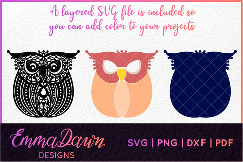 Owl SVG SVG Emma Dawn Designs 