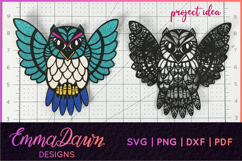 Owl SVG SVG Emma Dawn Designs 