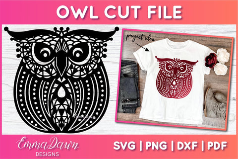 Owl SVG SVG Emma Dawn Designs 