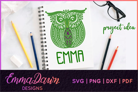 Owl SVG SVG Emma Dawn Designs 