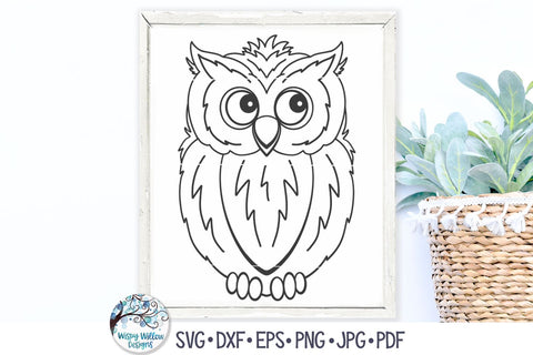 Owl SVG SVG Wispy Willow Designs 