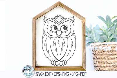 Owl SVG SVG Wispy Willow Designs 