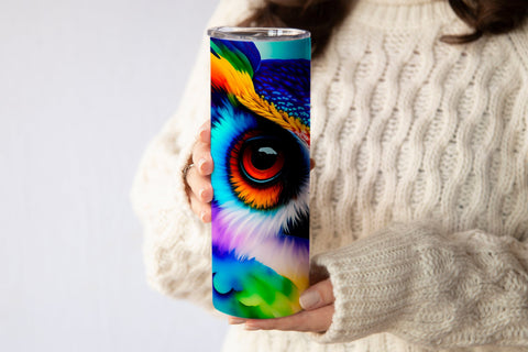 Owl tumbler wrap | Animals tumbler Sublimation Svetana Studio 