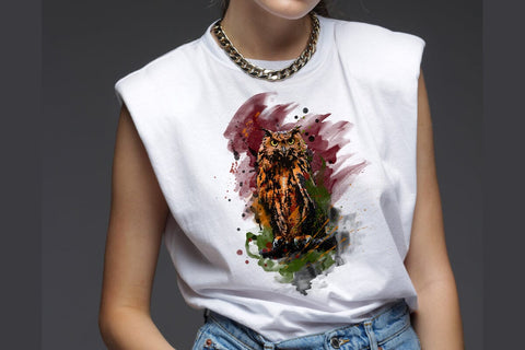 Owl Watercolor Sublimation Clipart PNG JPG Sublimation nikola 