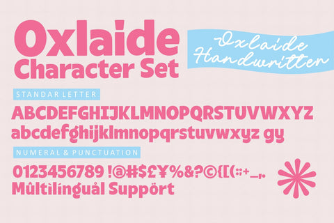 Oxlaide – The Bold and Playful Display Font Font Four Lines Std. 