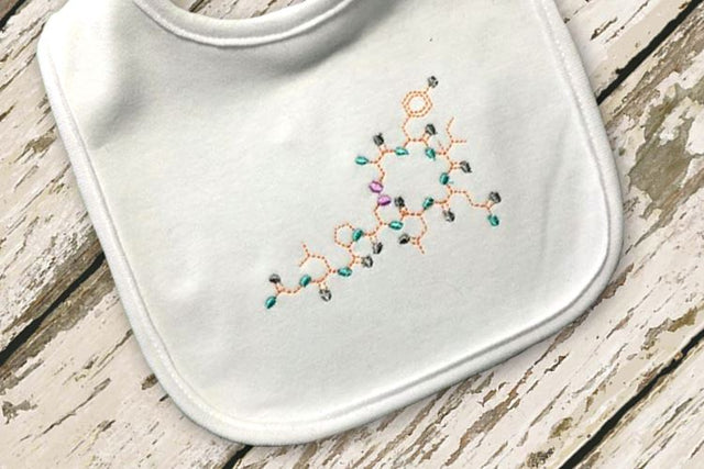 Oxytocin Embroidery Embroidery/Applique Designed by Geeks 