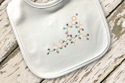 Oxytocin Embroidery Embroidery/Applique Designed by Geeks 