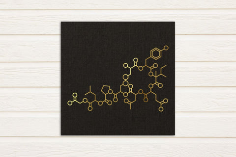 Oxytocin SKETCH Single Line Drawing SVG SVG Designed by Geeks 