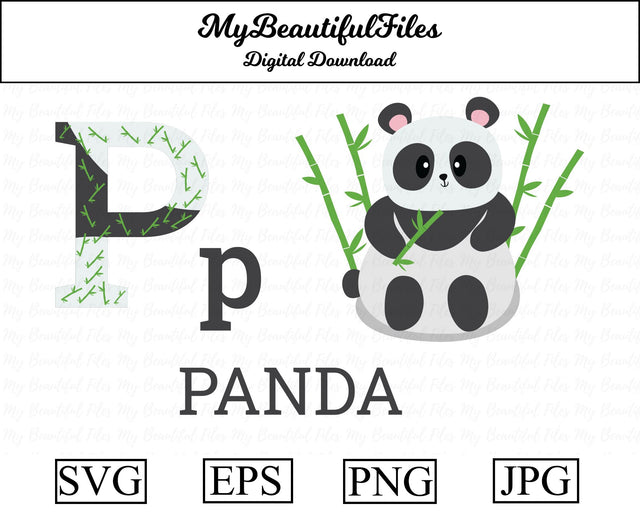 p-panda SVG MyBeautifulFiles 
