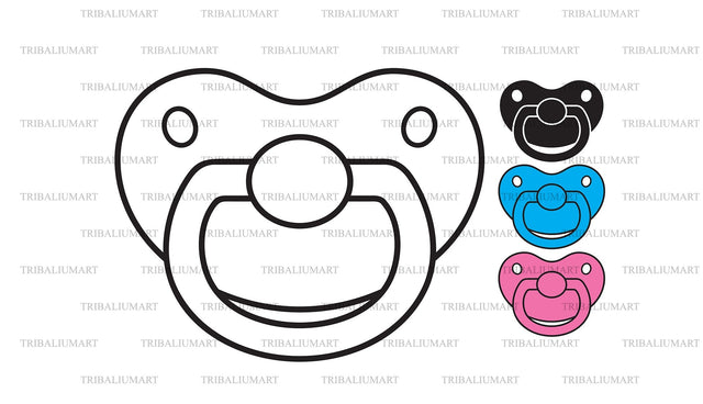Pacifier SVG TribaliumArtSF 