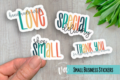 Packaging Stickers PNGs SVG V. Anderson Designs 