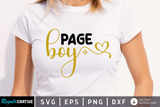 Page boy SVG SVG Regulrcrative 