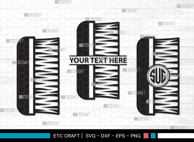 Paint Brush Monogram SVG, Paint Roller Svg, Brushes Svg, Painting Brushes Svg, Paint Brush Icon Svg, Paint Brush Monogram SVG ETC Craft 