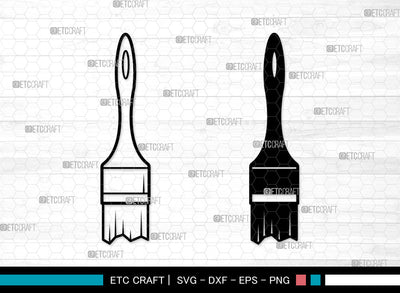 Paint Brush SVG, Paint Roller Svg, Brushes Svg, Painting Brushes Svg, Paint Brush Icon Svg, Paint Brush SVG ETC Craft 