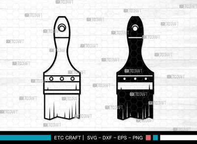 Paint Brush SVG, Paint Roller Svg, Brushes Svg, Painting Brushes Svg, Paint Brush Icon Svg, Paint Brush SVG ETC Craft 
