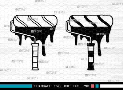 Paint Brush SVG, Paint Roller Svg, Brushes Svg, Painting Brushes Svg, Paint Brush Icon Svg, Paint Brush SVG ETC Craft 